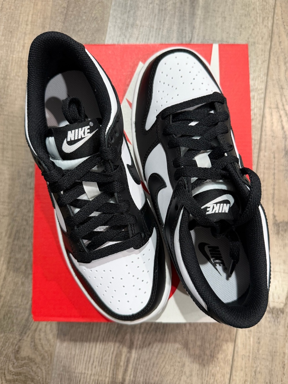 Nike Dunk Low Panda - Size 4Y